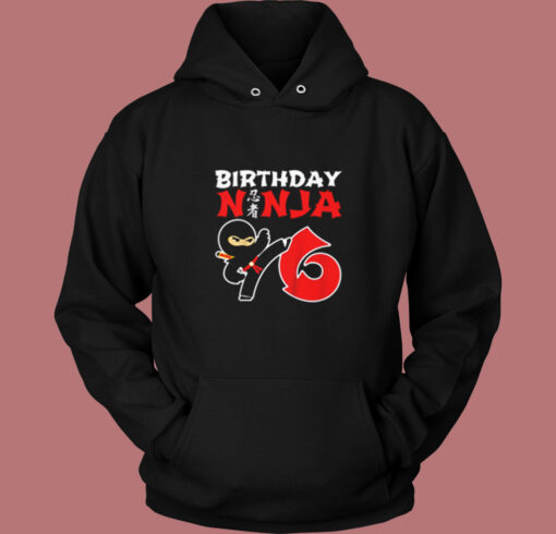 Ninja Birthday Vintage Hoodie