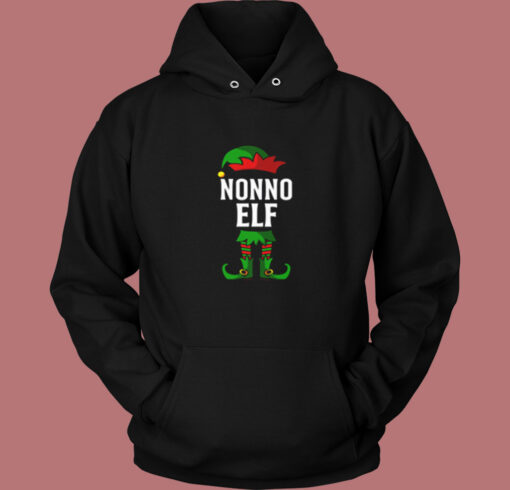 Nonno Elf Costume Christmas Vintage Hoodie