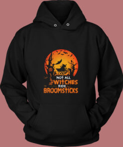 Not All Witches Pumpkins Vintage Hoodie