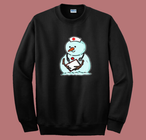 Nurse Snowman Summer Sweatshirt