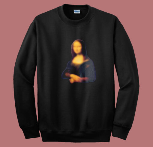 Off White Blurred Monalisa Summer Sweatshirt