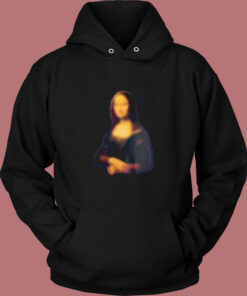 Off White Blurred Monalisa Vintage Hoodie