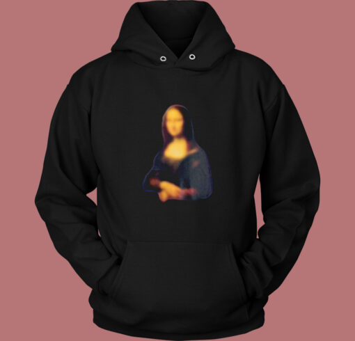 Off White Blurred Monalisa Vintage Hoodie