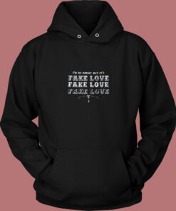 Official Bts Fake Love Album Vintage Hoodie