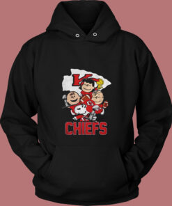 Official Kansas City Chiefs Peanuts Vintage Hoodie