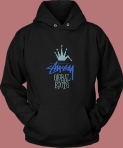 Official Stussy Global Roots Vintage Hoodie