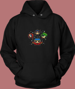 Park Boys South Park X The Powerpuff Girls Vintage Hoodie