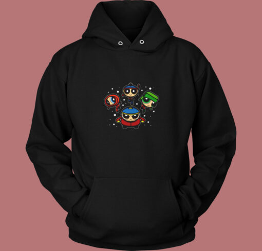 Park Boys South Park X The Powerpuff Girls Vintage Hoodie