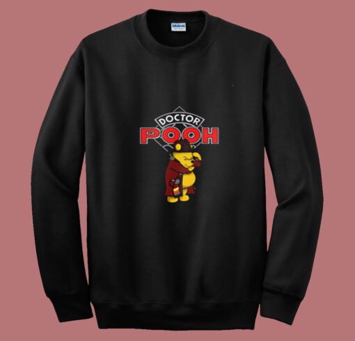 Parody Doctor Who And Winnie The Pooh Summer Sweatshirt