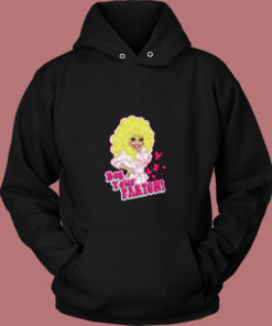 Parody Dolly Parton In The Style Of Barbie Vintage Hoodie