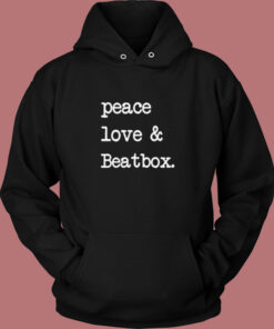 Peace Love & Beatbox Vintage Hoodie