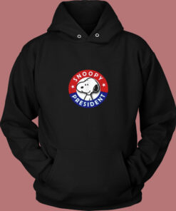 Peanuts Snoopy For President Vintage Hoodie