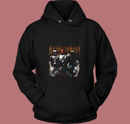 Pedro Pascal Mandalorian Scene Vintage Hoodie