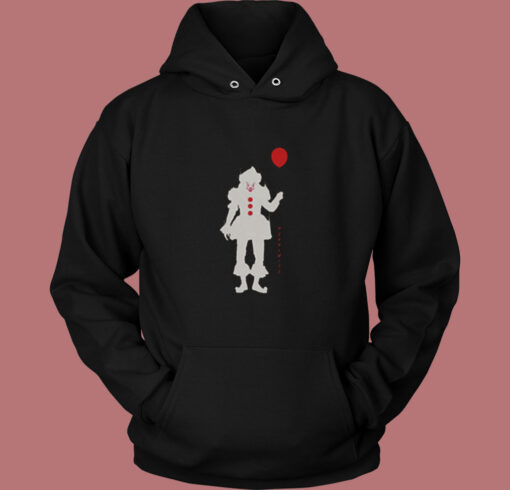 Pennywise With Balloon Halloween Vintage Hoodie