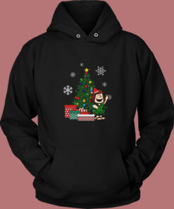 Peppermint Patty Around The Christmas Tree Peanuts Vintage Hoodie