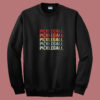 Pickleball Retro Summer Sweatshirt