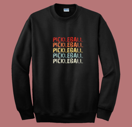 Pickleball Retro Summer Sweatshirt