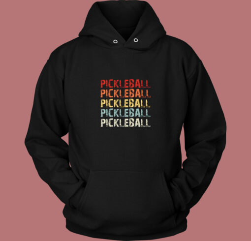 Pickleball Retro Vintage Hoodie