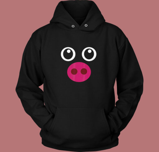 Pig Face Costume Vintage Hoodie