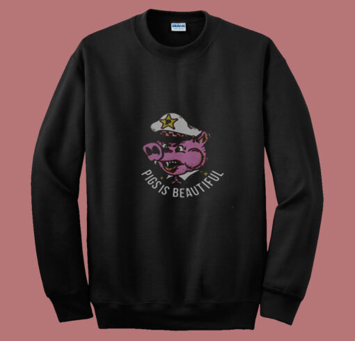 Pigs Is Beautiful Graphic Summer Sweatshirt