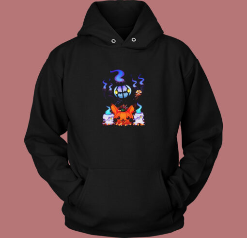 Pokemon Chandelure Litwick Pikachu Vintage Hoodie