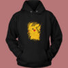 Pokemon Pikachu Brushy Graphic Vintage Hoodie