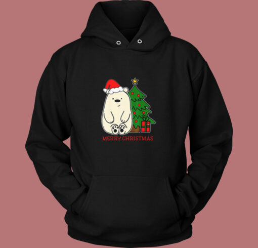 Polar Bear Christmas Vintage Hoodie