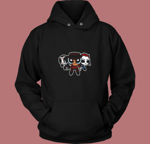 Power Puff Serial Killers Halloween Vintage Hoodie