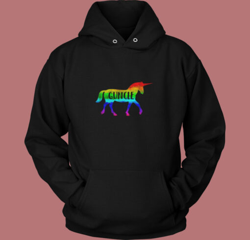 Proud Guncle Unicorn Vintage Hoodie