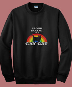 Proud Parent Of A Gay Cat Summer Sweatshirt