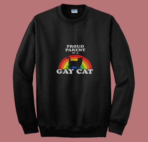 Proud Parent Of A Gay Cat Summer Sweatshirt