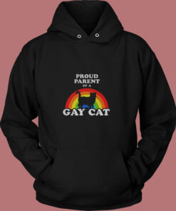 Proud Parent Of A Gay Cat Vintage Hoodie