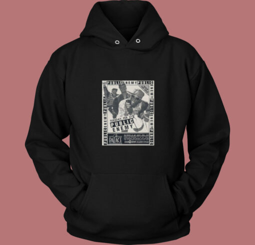 Public Enemy Poster Vintage Hoodie