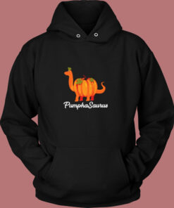 Pumpkasaurus Dinosaur Vintage Hoodie