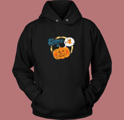 Pumpkin 4th Birthday Vintage Hoodie