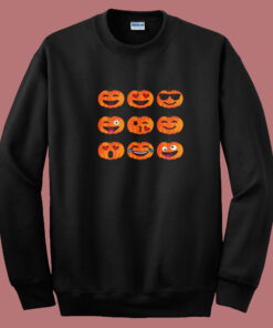 Pumpkin Emoji Summer Sweatshirt