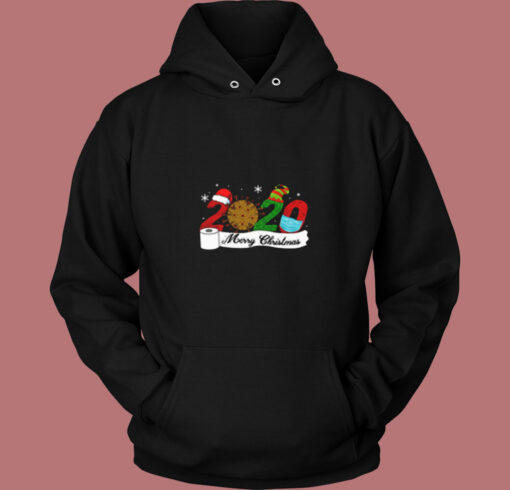 Quarantine Christmas Merry Christmas 2020 Vintage Hoodie