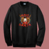 Reindeer With Pentagram And Christmas Lights Summer Sweatshirt