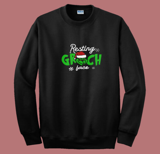 Resting Grinch Face Cool Summer Sweatshirt