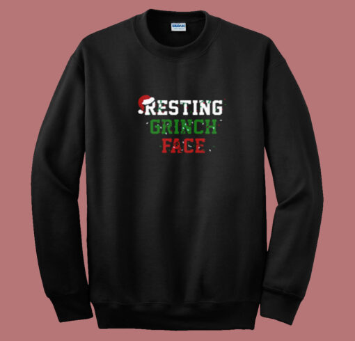 Resting Grinch Face Summer Sweatshirt