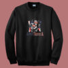 Retro 4th Of July Abraham Lincoln Summer Sweatshirt