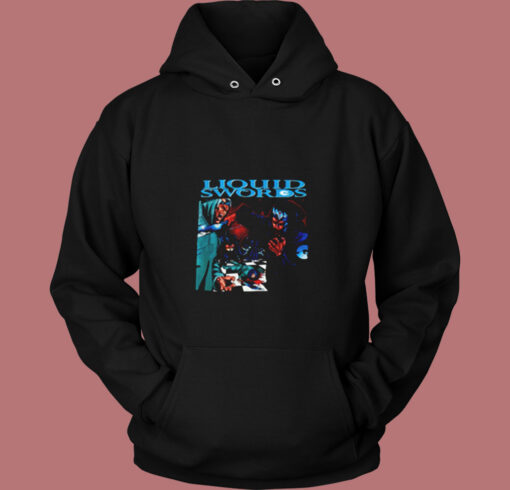 Retro Supreme Liquid Swords Vintage Hoodie