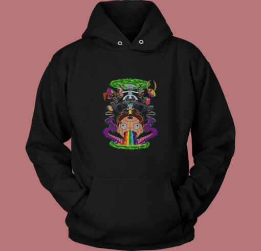 Rick And Morty Rick Almighty Girls Vintage Hoodie