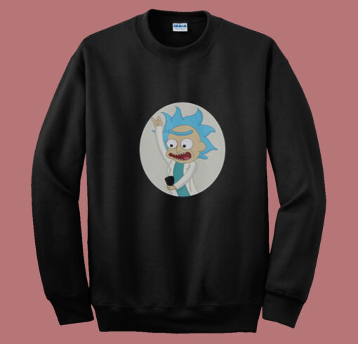 Rick And Morty Selfie Tiny Rick Girls Summer Sweatshirt