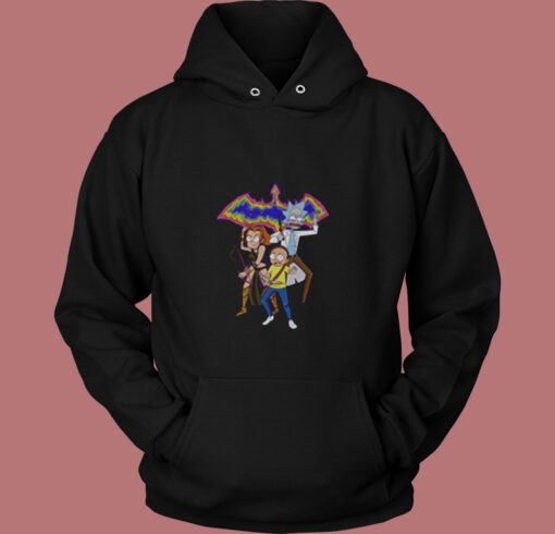 Rick And Morty Slt Dragon Squad Vintage Hoodie