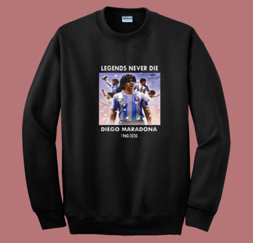 Rip Diego Maradona Legend Football Summer Sweatshirt