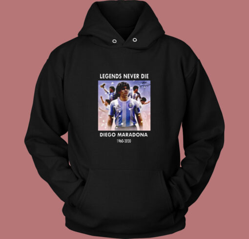 Rip Diego Maradona Legend Football Vintage Hoodie