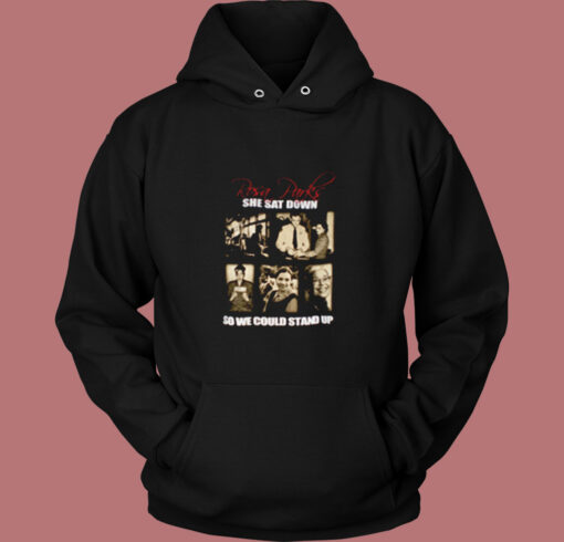 Rosa Parks She Sat Down So We Could Stand Up Vintage Hoodie