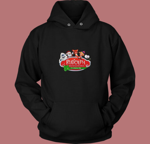 Rudolph The Red Nosed The Musical Vintage Hoodie