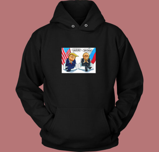 Russia Collusion Cartoon Vintage Hoodie